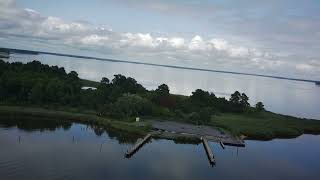 Drone over Bogles Wharf @ Eastern Neck Island