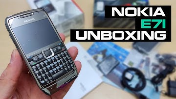 Nokia E71 Unboxing 4K (RM-346) - Review - Full Pack with all accessories