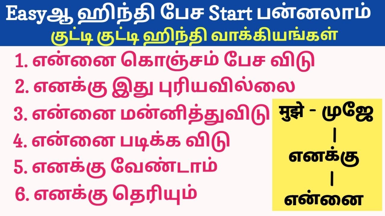 Spoken Hindi Through Tamil Mujhe Daily spoken-hindi-through-tamil-mujhe-daily