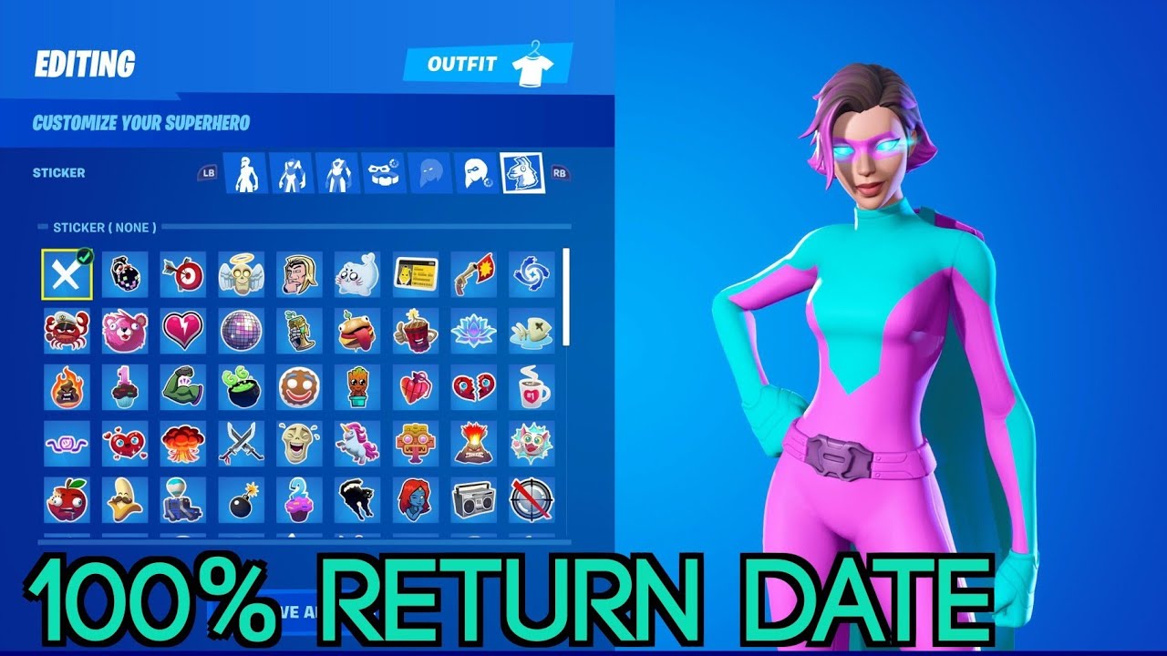 SuperHero SKINS RETURN RELEASE DATE in Fortnite Item Shop! (SuperHero ...