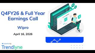 Wipro Earnings Call for Q4FY26 & Full Year