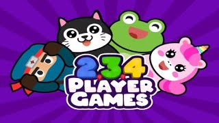 234 PLAYER MINI GAME: FOUR PLAYER AGGRESSIVE GAME PLAY: 4 PLAYER GAME👑🫶👑.