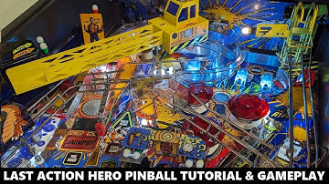 Last Action Hero Pinball Tutorial & Gameplay (Data East 1993)