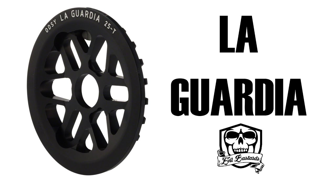 Plato Odyssey La Guardia 25t Sprocket con Cubre Cadena - Unboxing Evil Bastards BMX