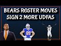 Chicago bears roster moves sign te tommy sweeney cb leon jones udfa