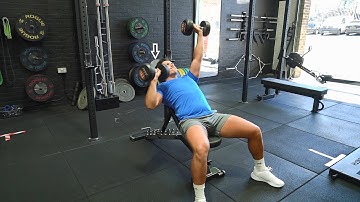 Alternating Incline Dumbbell Bench Press | Chest | Strength and Conditioning Exercises