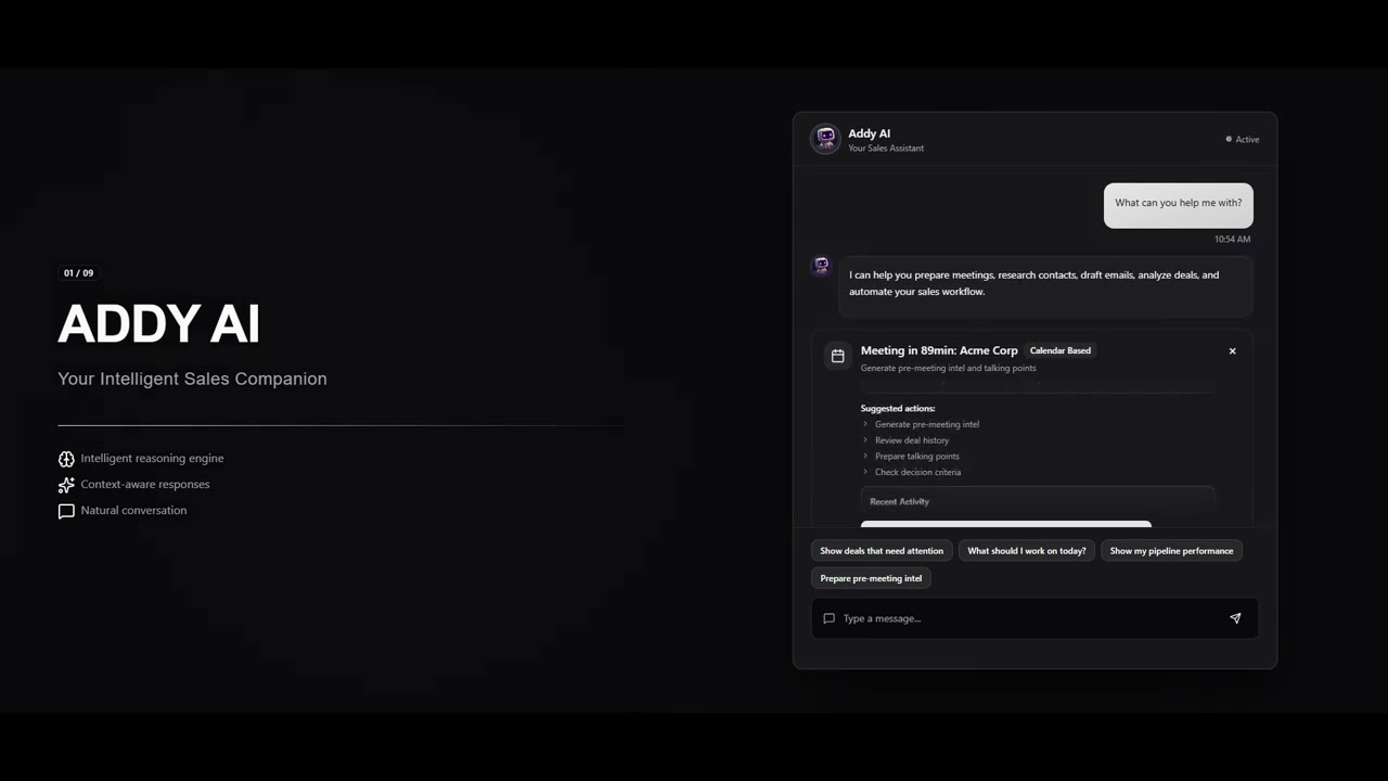 Meet Addy: The Ultimate AI Companion for Sales Teams