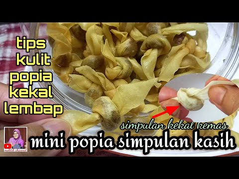 Resepi Popia Mini Inti Udang Kering
