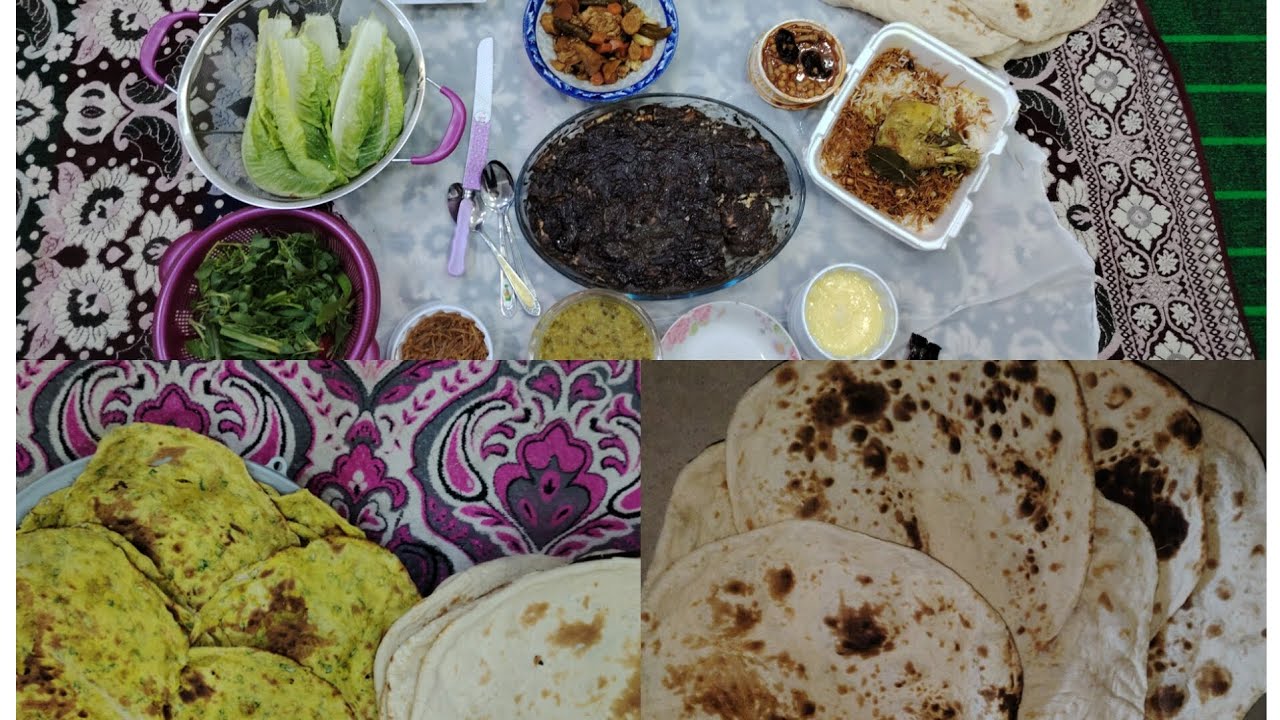 فطورنا اليوم نواشف +خبز عروك حار +خبز عادي 🌙🌝 - YouTube