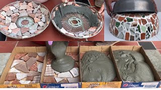 4 Extremely Smart Creative Cement Flower Pot Ideas - Please Beautify Your Garden