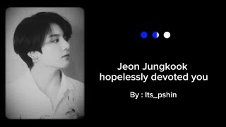 Playlist AI - hopelessly devoted you  Jeon Jungkook BTS [ Lyrics Sub Indo + Eng ]