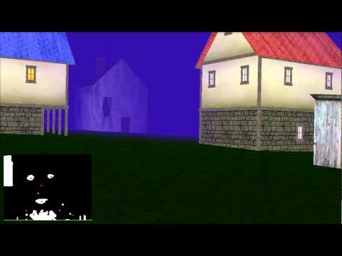 Java3D with Face-Tracking Algorithm Field Environment