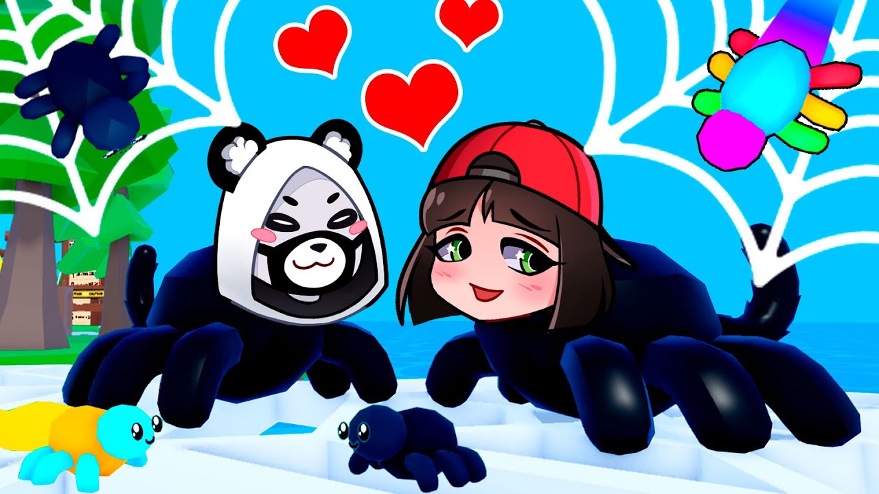 Завели много ПАУКОВ в Роблокс! Тайкон Be a Spider Tycoon в Roblox