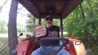Kubota M4700 first cut of season.