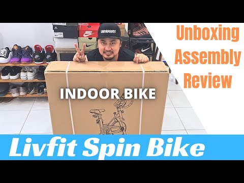 LIVFIT SPIN BIKE | Home Gym Exercise Bicycle Unboxing | Assembly | Review