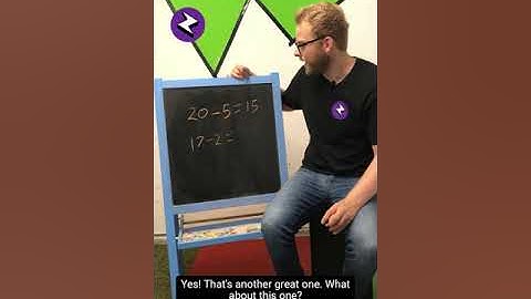 Zap Maths Tutorial: Subtraction (Number Bonds 15)