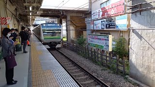 E233系6000番台クラH006編成 快速桜木町行き 新横浜駅到着