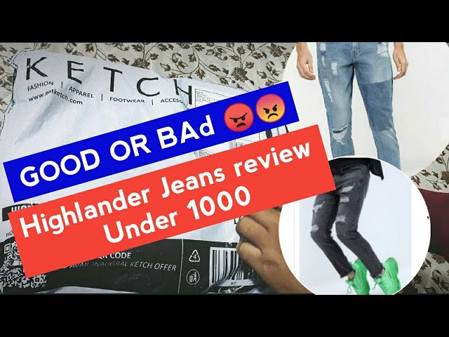 HIGHLANDER Men Black Jeans - Price History