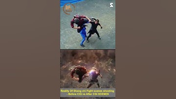 Reality Of Shang chi Fight scenes shooting #moviesonscreen  #moviescreen  #shorts