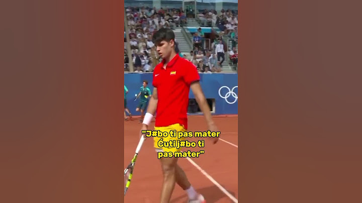 Novak Djoković psuje mater random Špancu iz publike! #olimpijada2024 #olympics #shorts #djokovic