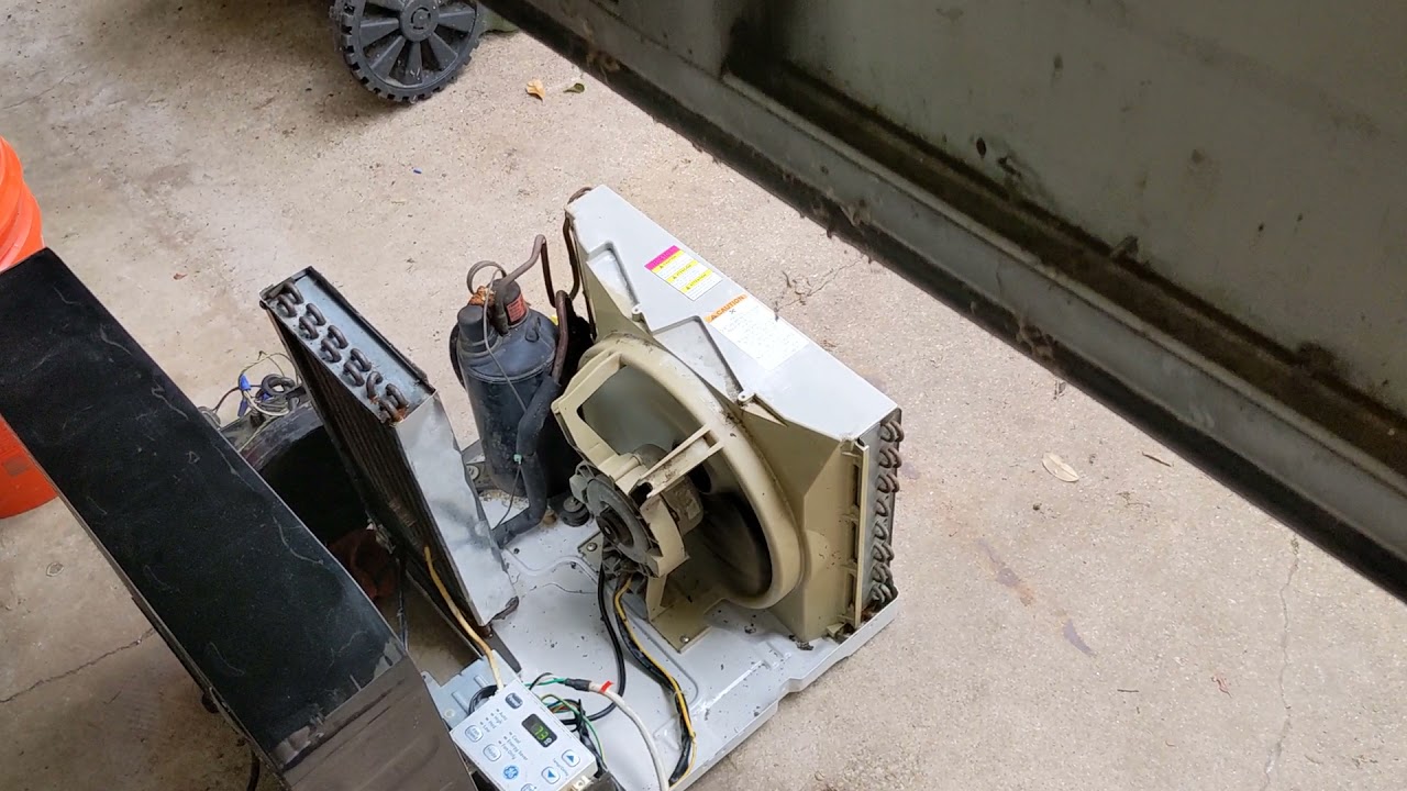 Hacked AC Window Unit Split In Half To 