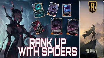 Ranking Up With SPIDER AGGRO Deck | Legends of Runeterra Gameplay