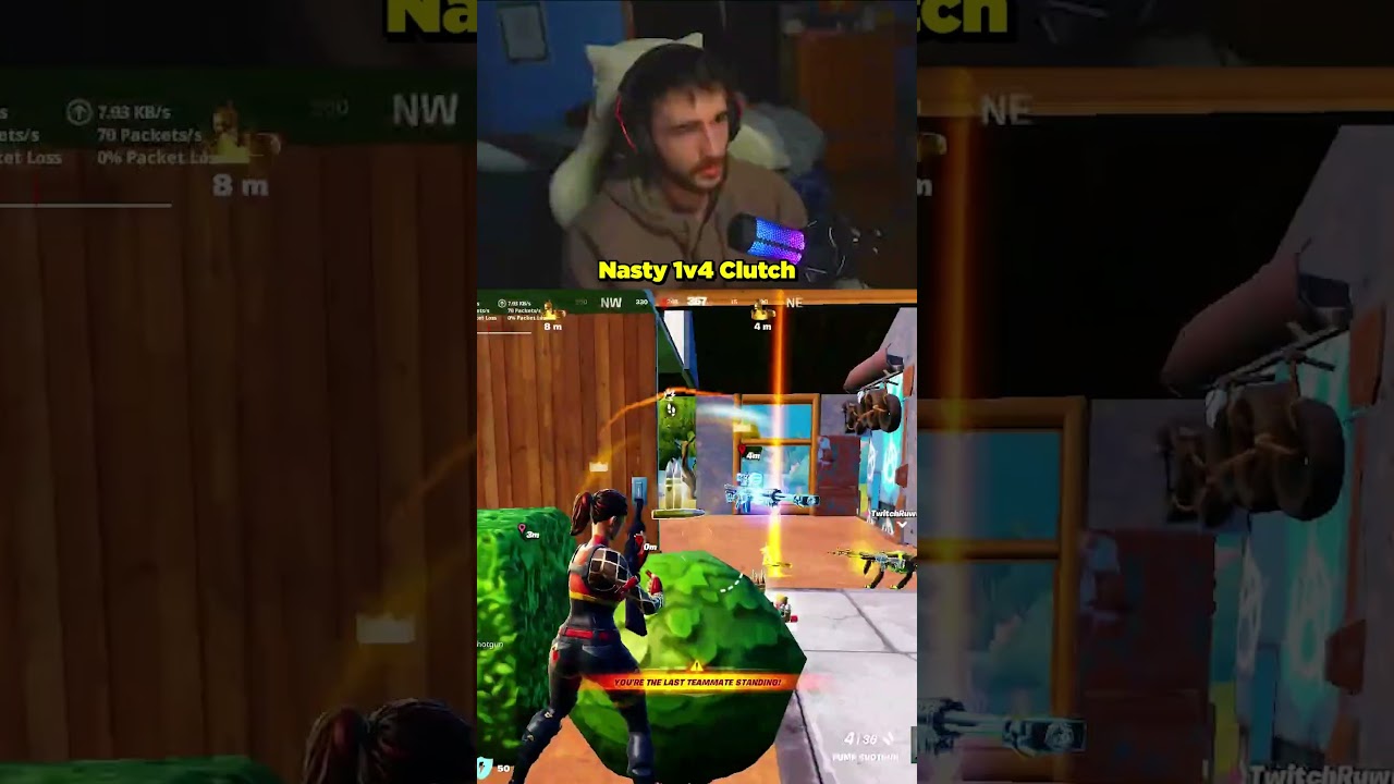 NASTY 1v4 Clutch 😮‍💨