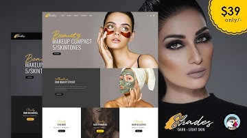 Shades - Cosmetics Bridal Studio - Dark/Light Layouts - PrestaShop Responsive Theme - TemplateTrip