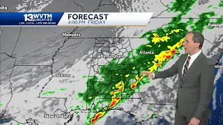 Wet Friday Forecast