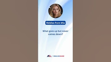 Riddle: What goes up but never comes down? #riddle #brainteaser #puzzle #riddlegames #Mia