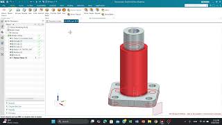 Siemens NX Solid modeling using extrude and revolve feature #nx #siemensnx