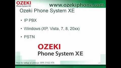 How to setup Linksys SPA3102 with Ozeki Phone System XE PBX, advanced communication with easy setup
