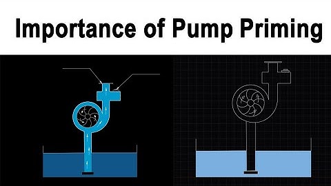 What is Priming of  Pump & It