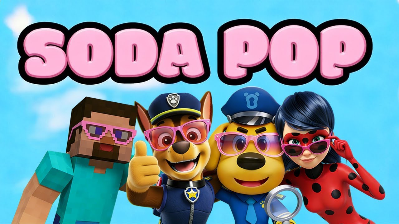 Soda Pop x Paw Patrol 🆚 Шериф Лабрадор 🆚 Miraculous: Tales of Ladybug & Cat Noir 🆚 Minecraft