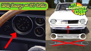 INSTALLING THE RPM GAUGE & GT GRILLE | My Summer Car 2022