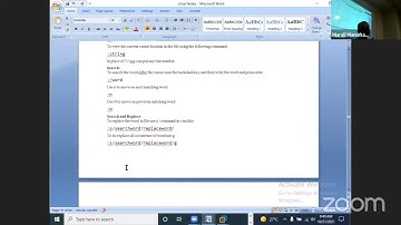 Linux - AWK Practical BCA-AKU-2nd Sem-2020-2023, 21.10.2021 by Murali Sir - CIMAGE