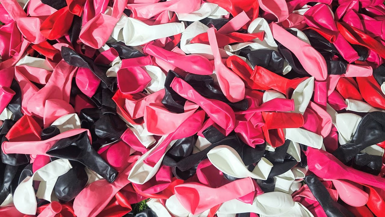 500 Colorful Balloons Sorted Perfectly | ASMR