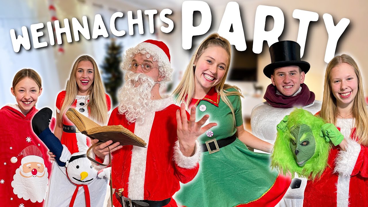 WEIHNACHTSPARTY mit Kostümen