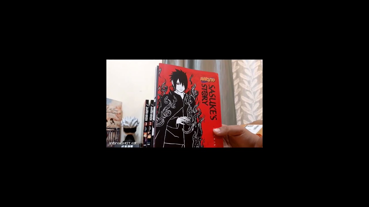 Naruto itachi and Sasuke light novel unboxing 