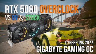 Rtx 5080 Overclock Showdown Vs Undervolt Stock - Cyberpunk Benchmark 1440P - Pt - Ultra