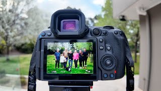 Family Photo Chaos: Best Self-Timer Settings for Canon R5 Mark ii