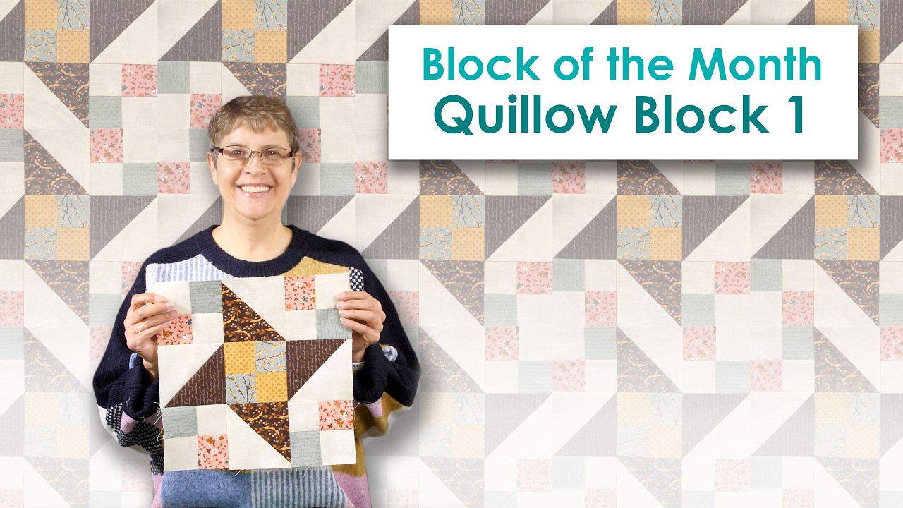 Блок месяца от Quillow - Блок 1 | Шейте вместе с нами!