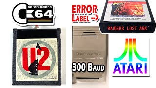 Mailday - Commodore 64 U2 Cartridge - Atari 2600 Error label - more @StevesRetroGaming