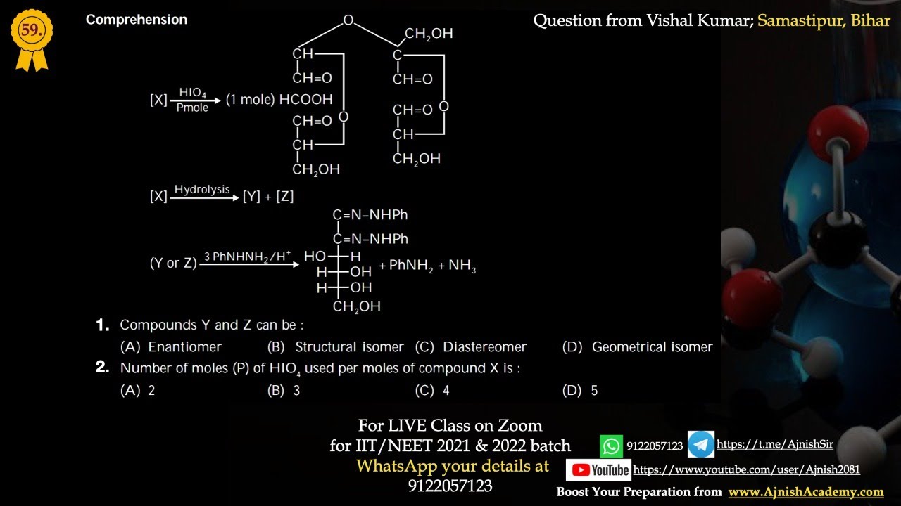 LIVE Doubt Session for IIT Main/ Adv. & NEET | Organic Chemistry Clinic ...