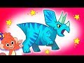 Learn Dinosaurs for Kids | Dinosaur Cartoon videos | Velociraptor Triceratops | Club Baboo