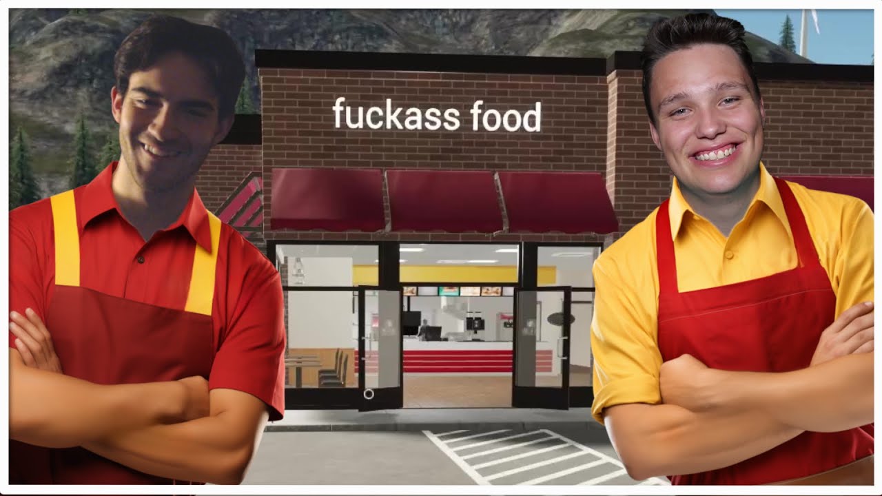 Can Two Gamers Run a Restaurant? | Fast Food Simulator - YouTube