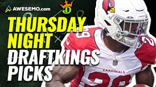 DraftKings NFL Thursday Night Football Week 8 Showdown Picks & Lineups | Packers Cardinals Tonight