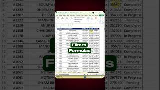 How to Apply Filter and COUNTIFS & SUMIFS Formula |Count & Sum Employees Between ₹1L–₹2L 💼 #shorts