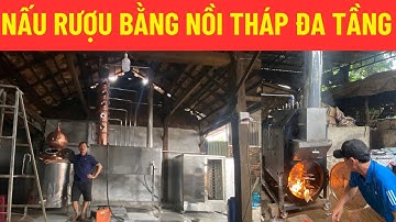 Nồi Nấu Rượu Bằng NỒI THÁP TRƯNG CẤT ĐA TẦNG GIÁ RẺ | NỒI HƠI NẤU RƯỢU GIÁ RẺ .