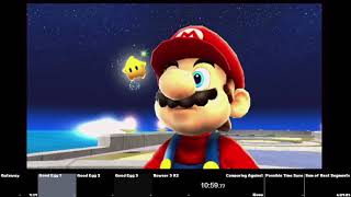 Super Mario Galaxy 120 Star (Mario) 1P Speedrun in 6:23:15